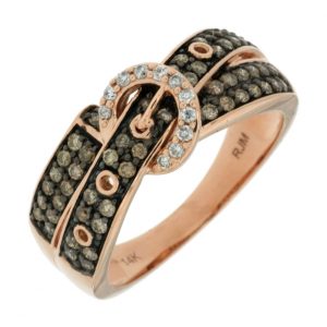 DIAMOND & MOCHA DIAMOND RING