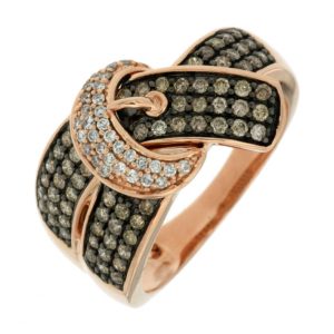 DIAMOND & MOCHA DIAMOND RING