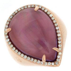 AMETHYST & DIAMOND RING