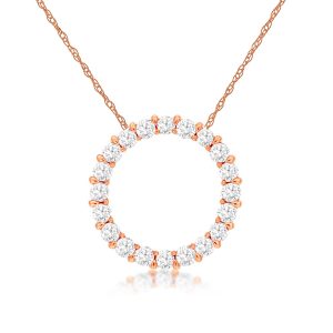 DIAMOND CIRCLE PENDANT