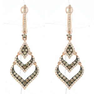 DIAMOND &MOCHA DIAMOND EARRING