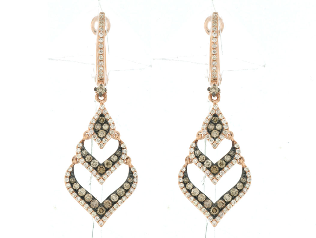 DIAMOND &MOCHA DIAMOND EARRING