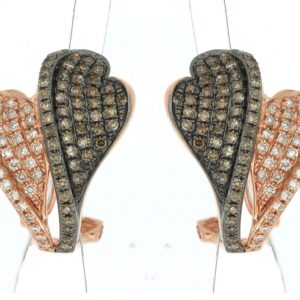 DIAMOND &MOCHA DIAMOND EARRING
