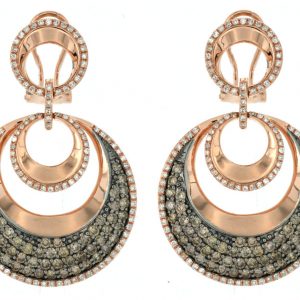 DIAMOND &MOCHA DIAMOND EARRING