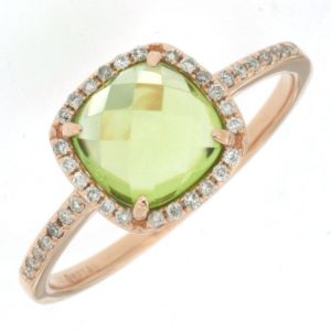 PERIDOT & DIAMOND RING