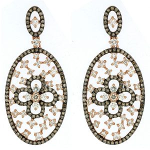 DIAMOND &MOCHA DIAMOND EARRING