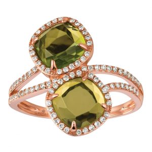 PERIDOT & DIAMOND RING