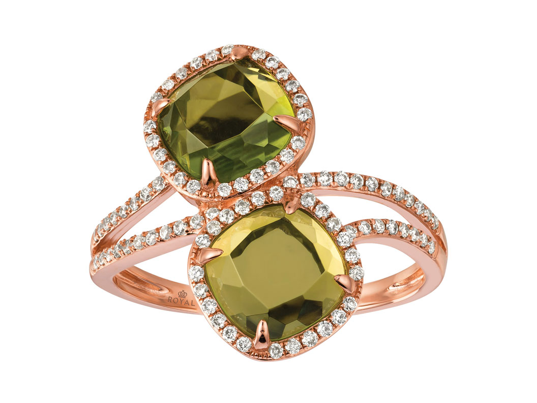 PERIDOT & DIAMOND RING