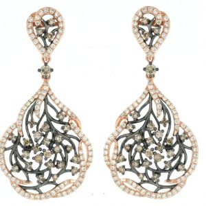 DIAMOND &MOCHA DIAMOND EARRING