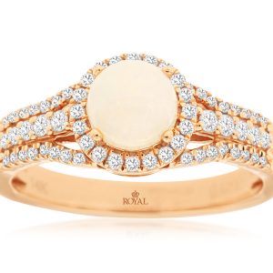OPAL & DIAMOND RING