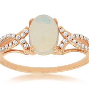 OPAL & DIAMOND RING