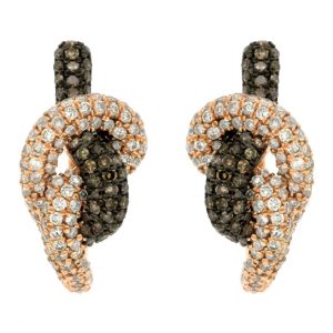 DIAMOND &MOCHA DIAMOND EARRING