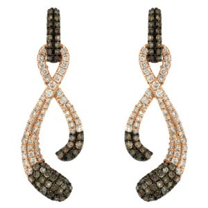 DIAMOND &MOCHA DIAMOND EARRING