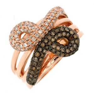 DIAMOND & MOCHA DIAMOND RING