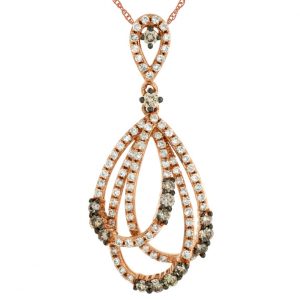 DIAMOND &MOCHA DIAMOND PENDANT