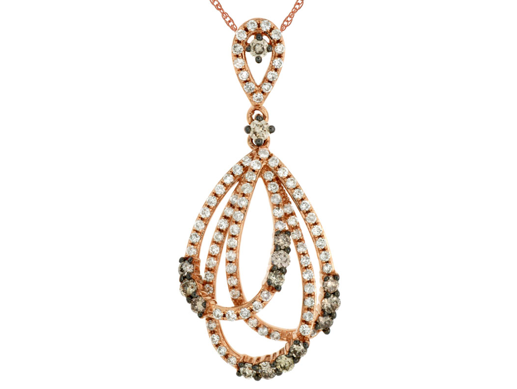 DIAMOND &MOCHA DIAMOND PENDANT