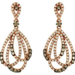 DIAMOND &MOCHA DIAMOND EARRING