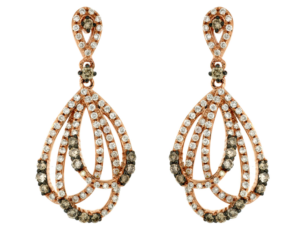 DIAMOND &MOCHA DIAMOND EARRING