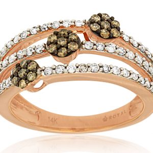 DIAMOND & MOCHA DIAMOND RING