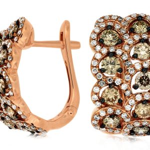 DIAMOND &MOCHA DIAMOND EARRING