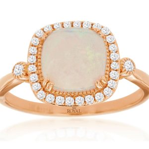 OPAL & DIAMOND RING