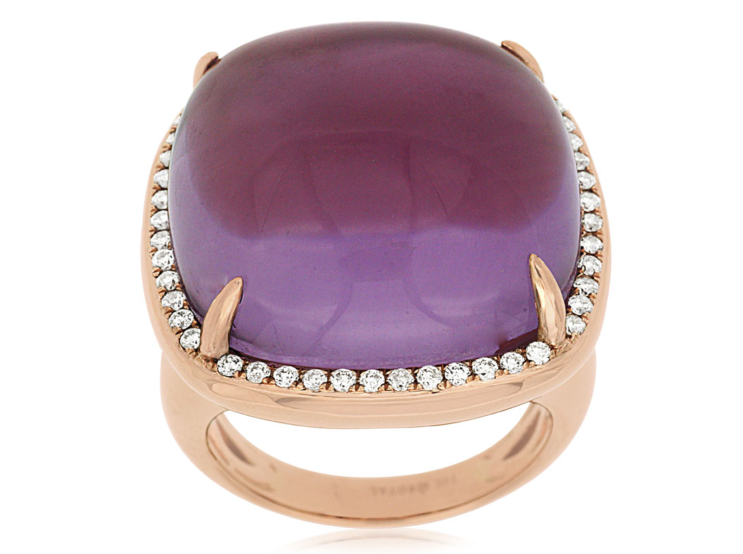AMETHYST & DIAMOND RING