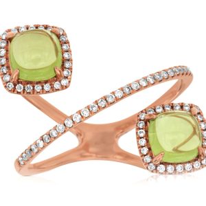 PERIDOT & DIAMOND RING
