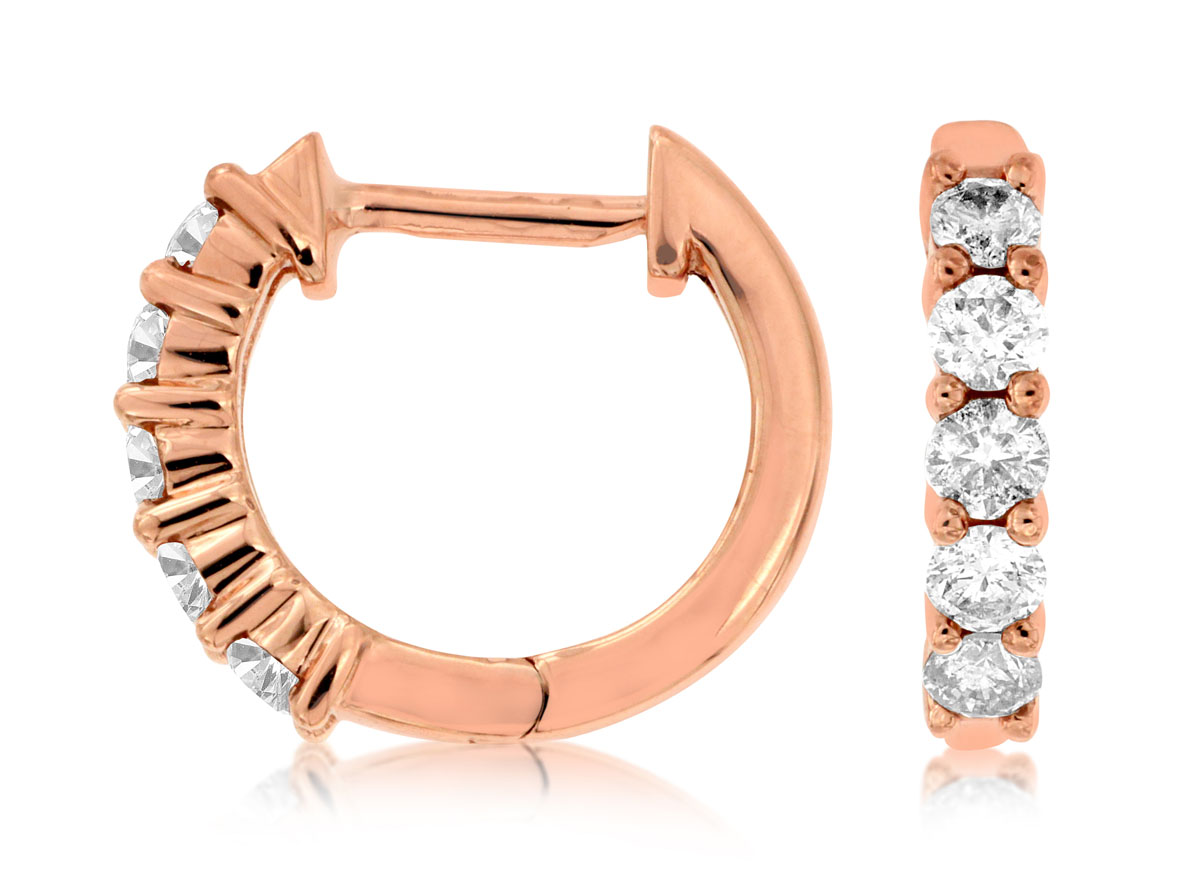 DIAMOND HOOPS 12MM