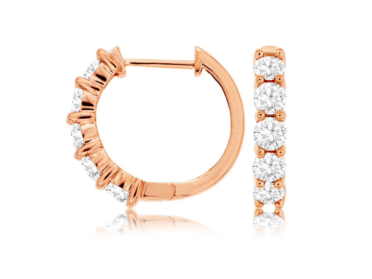 DIAMOND HOOPS 20MM