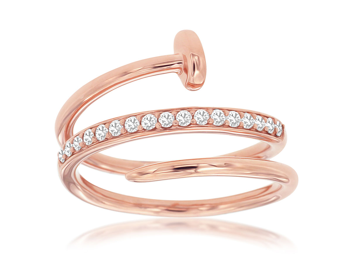 DIAMOND NAIL RING