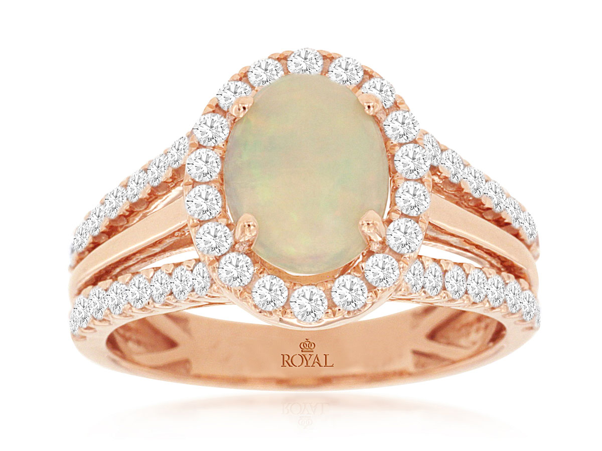 OPAL & DIAMOND RING