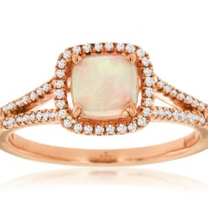 OPAL & DIAMOND RING