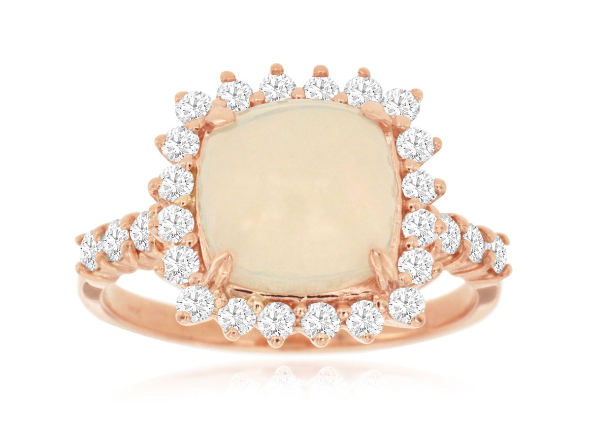 OPAL & DIAMOND RING