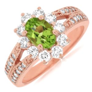 PERIDOT & DIAMOND RING