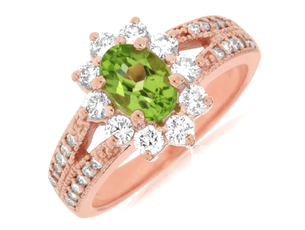 PERIDOT & DIAMOND RING