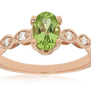 PERIDOT & DIAMOND RING