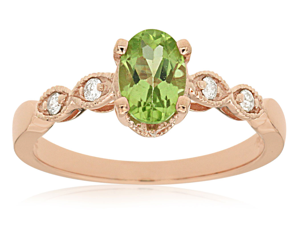PERIDOT & DIAMOND RING