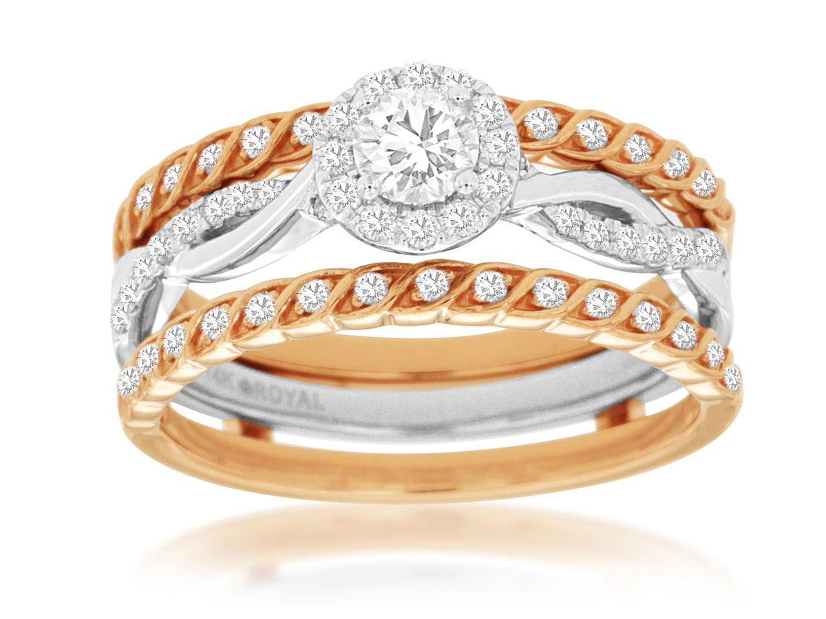 ENGAGEMET& INSERT DIAMOND RING
