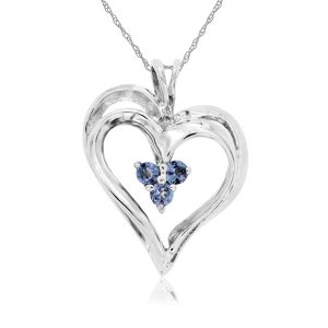 TANZANITE & DIAMOND PENDANT
