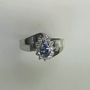 TANZANITE & DIAMOND RING