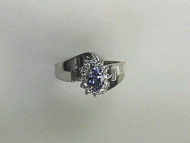 TANZANITE & DIAMOND RING