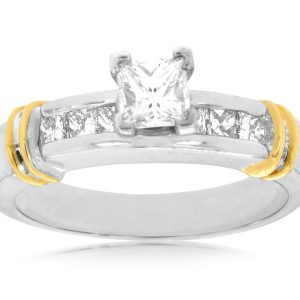 DIAMOND ENGAGEMENT RING (W.G)