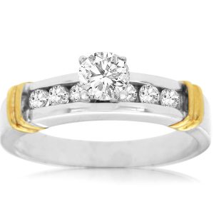 DIAMOND ENGAGEMENT RING (W.G)