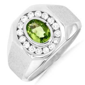 PERIDOT & DIAMOND RING