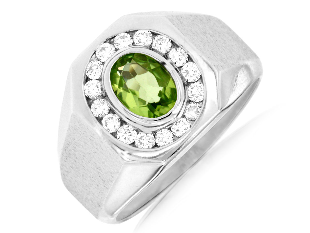 PERIDOT & DIAMOND RING