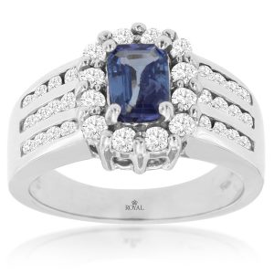 TANZANITE & DIAMOND RING