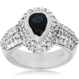 SAPPHIRE & DIAMOND RING