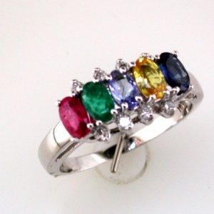 DIAMOND & COLOR ST RING