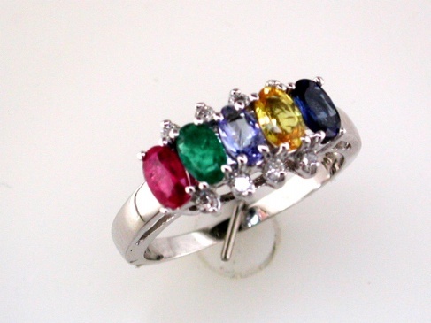 DIAMOND & COLOR ST RING
