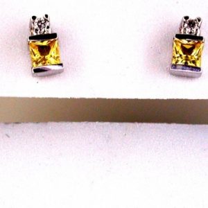 DIAMOND YELLOW ‘SP’ EARRING